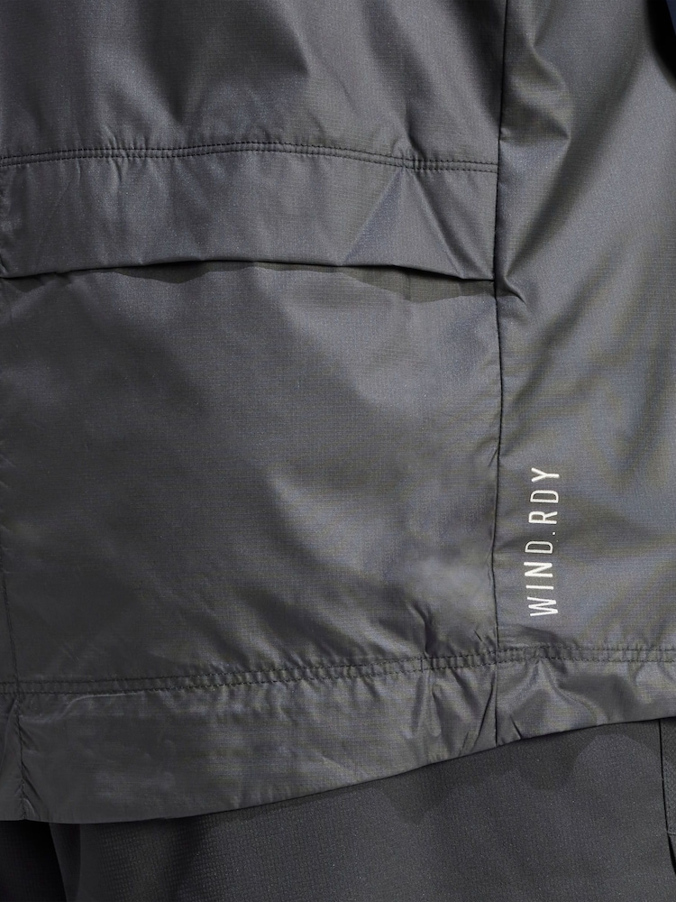 adidas Black Own the Run Gilet - Image 5 of 7