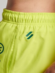 Superdry Yellow Core Sport 17 Inch Swim Shorts - Image 3 of 3