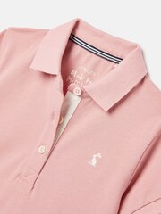 Joules Girls' Orla Pink Polo Shirt Dress - Image 3 of 6