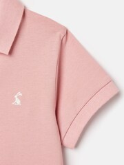 Joules Girls' Orla Pink Polo Shirt Dress - Image 4 of 6