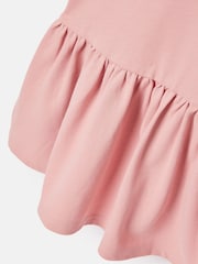Joules Girls' Orla Pink Polo Shirt Dress - Image 5 of 6