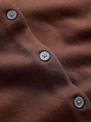 Brown - Boden Camilla Cotton Crew Cardigan - Larawan 6 ng 6