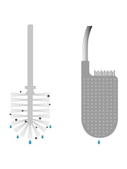 Joseph Joseph Grey Flex Lite Toilet Brush - Image 4 of 4