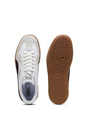 Puma White Army Trainers - Image 4 of 6