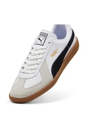 Puma White Army Trainers - Image 5 of 6