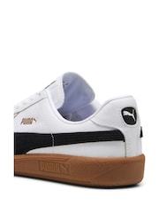 Puma White Army Trainers - Image 6 of 6