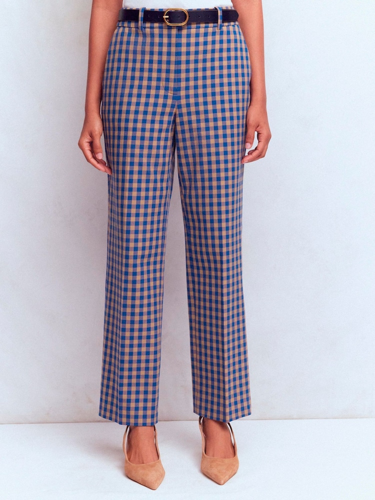 Boden Blue Canonbury Cotton 7/8 Trousers - Image 1 of 6 Boden Blue Canonbury Cotton 7/8 Trousers - Image 1 of 6