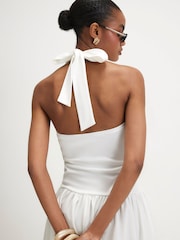 River Island White Racer Hybrid Maxi Dress - Image 3 of 4