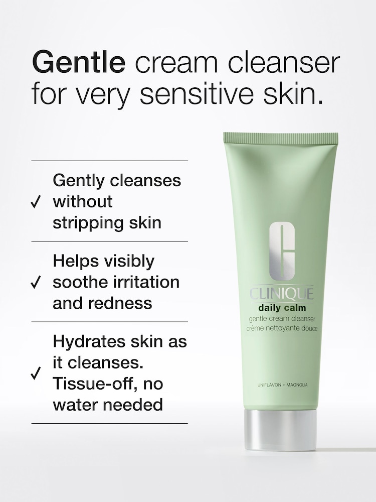 Clinique Daily Calm Gentle Cream Cleanser - Image 2 of 11 Clinique Daily Calm Gentle Cream Cleanser - Image 2 of 11