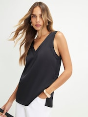 River Island V-ringad Cami Top - Bild 1 av 4
