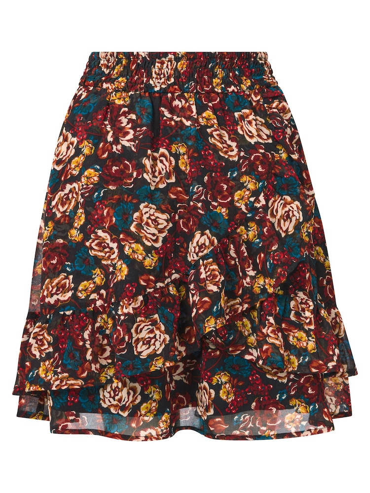 Joe Browns Brown Sassy Floral Skirt - Image 6 of 6