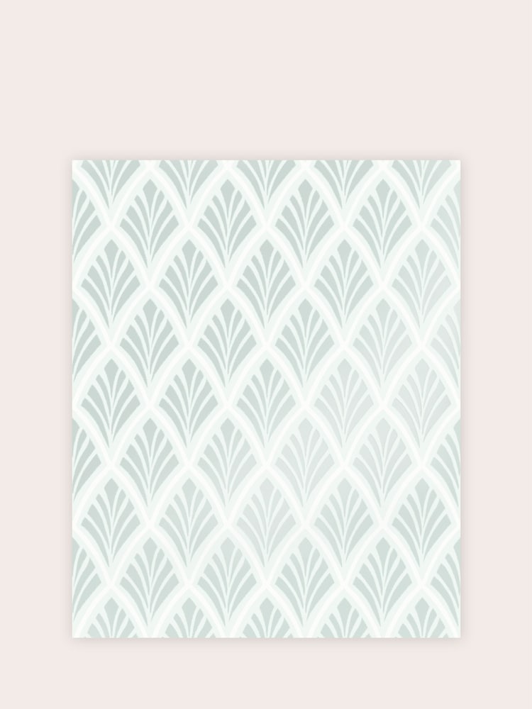 Laura Ashley Duck Egg Florin A4 Wallpaper Sample - Image 2 of 2
