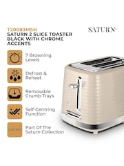 Tower Cream Saturn 2 Slice Toaster - Image 2 of 8