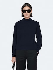 AllSaints Blue Fedi Jumper - Image 1 of 8