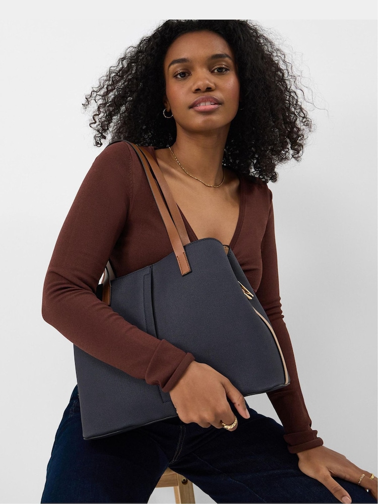 Accessorize Blue Webbing Strap Shoulder Bag - Image 1 of 3 Accessorize Blue Webbing Strap Shoulder Bag - Image 1 of 3
