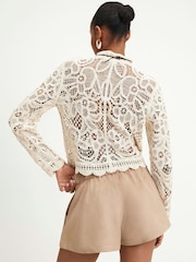 River Island шорты из искусственной замши - Изображение 2 4