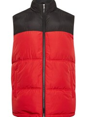BadRhino Big & Tall Red Padded Collar Gilet - Image 3 of 4