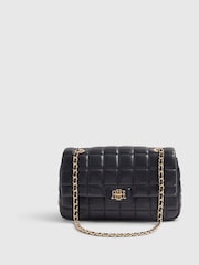 River Island Black Quilted Shoulder Bag - Image 1 of 6