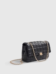 River Island Black Quilted Shoulder Bag - Image 3 of 6