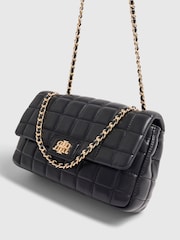 River Island Black Quilted Shoulder Bag - Image 4 of 6