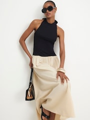فستان ماكسي Racer Hybrid من River Island - صورة 1 من 4