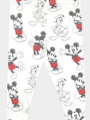 Character White Baby Mickey Mouse Sleepsuit Bodysuit Hat And Bib 4 Piece Set - Image 3 of 5