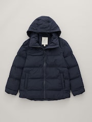 Seasalt Cornwall Blue Waymaker Waterproof Puffer Jacket - Image 10 of 11