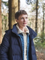 Seasalt Cornwall Blue Waymaker Waterproof Puffer Jacket - Image 3 of 11