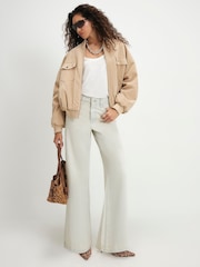 River Island куртка-бомбер из искусственной замши - Изображение 4 4