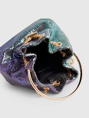 River Island Silver Chainmail Bucket Bag - Image 3 of 4