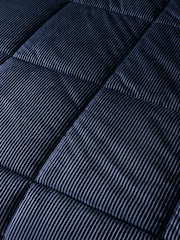 Catherine Lansfield Blue Cosy Cord EasyCare Coverless 6.5 Tog Duvet - Image 2 of 3