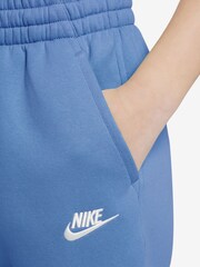 Nike Blue Club Fleece HighWaisted Fitted Joggers - Image 2 of 3