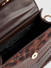 River Island Brown Panelled Mini Tote Bag - Image 5 of 6
