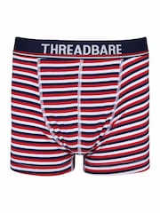 Threadbare Blue Hipster Boxers 5 Packs - Image 4 of 6