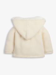 The Little Tailor Baby 100% Cotton Plush Lined Pixie Pram Coat - Image 4 of 6