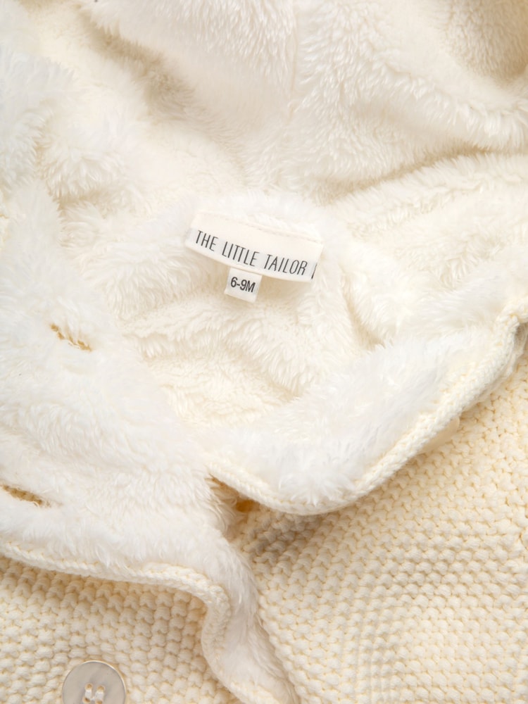 The Little Tailor Baby 100% Cotton Plush Lined Pixie Pram Coat - Image 6 of 6 The Little Tailor Baby 100% Cotton Plush Lined Pixie Pram Coat - Image 6 of 6