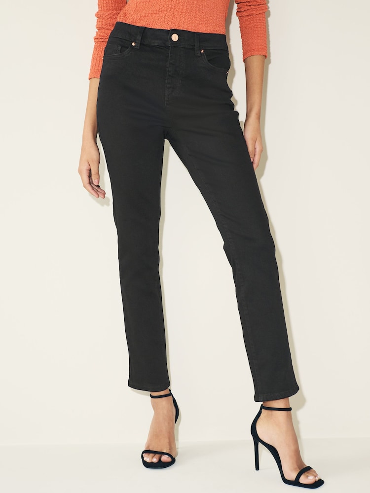 Black Denim Slim Jeans - Image 1 of 6