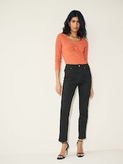 Black Denim Slim Jeans - Image 2 of 6