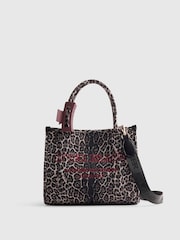 River Island Leopard Embroidered Tote Bag - 5суретінің 2 суреті