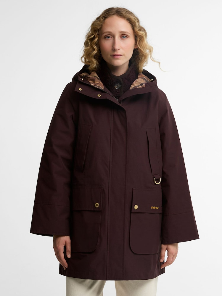 أرجواني - سترة مضادة للماء Rotsea من ‪Barbour®‬ - صورة 1 من 6