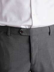 Charcoal Grey Slim Signature Tollegno Wool Suit: Trousers - Image 5 of 8