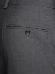 Charcoal Grey Slim Signature Tollegno Wool Suit: Trousers - Image 6 of 8