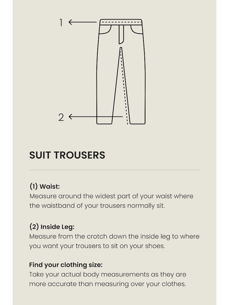 Charcoal Grey Slim Signature Tollegno Wool Suit: Trousers - Image 8 of 8