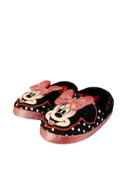 Character Black Minnie Mouse Kids Disney Slippers - Image 2 of 5