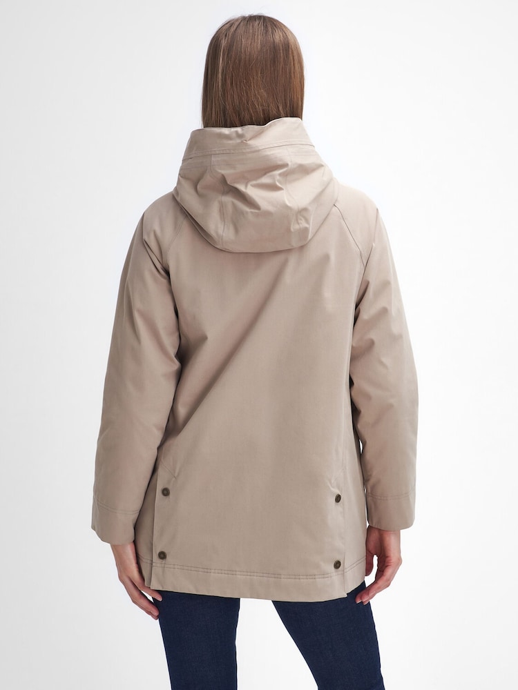 Barbour® Natural Winter Beadnell Waterproof Jacket - Image 2 of 7 Barbour® Natural Winter Beadnell Waterproof Jacket - Image 2 of 7