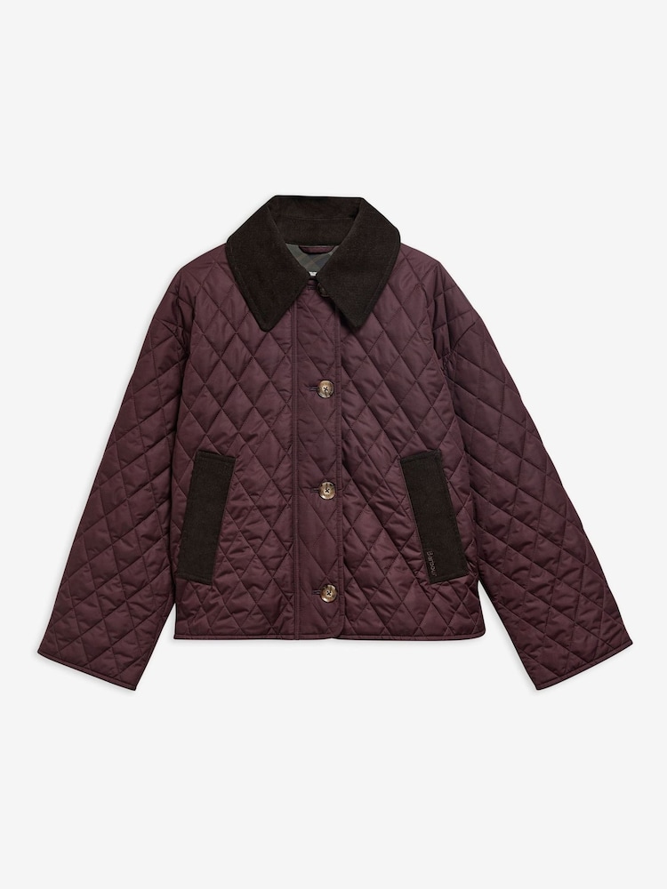 Barbour® Purple Moira Quilted Jacket - Image 6 of 6 Barbour® Purple Moira Quilted Jacket - Image 6 of 6