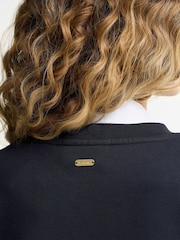 Barbour® Blue Hartland Crew Neck Sweatshirt - Image 3 of 6