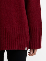Barbour® Red Gaia Knitted Jumper - Image 3 of 6