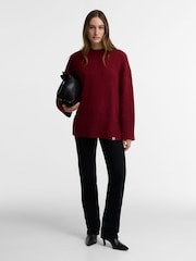 Barbour® Red Gaia Knitted Jumper - Image 5 of 6