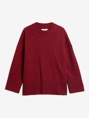 Barbour® Red Gaia Knitted Jumper - Image 6 of 6